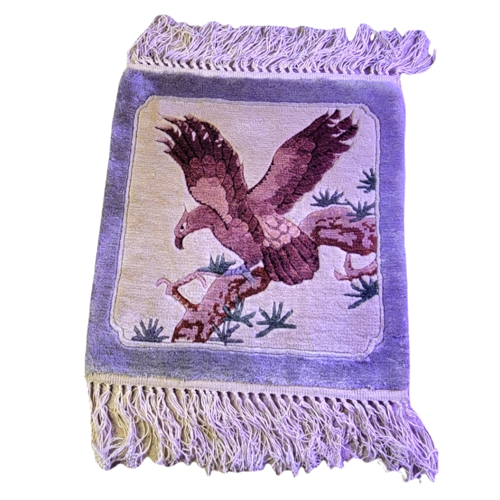 Vintage pictorial rug